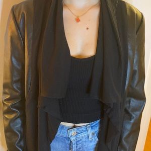 pleather jacket